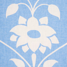 Load image into Gallery viewer, Schumacher Jaipur Mughal Flower Fabric 180681 / Cornflower Blue