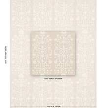 Load image into Gallery viewer, Schumacher Jaipur Mughal Flower Fabric 180682 / Ivory On Natural