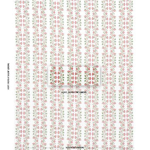 Schumacher Himalaya Hand Block Print Fabric 180690 / Pink