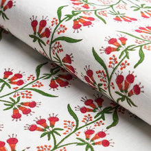 Load image into Gallery viewer, Schumacher Himalaya Hand Block Print Fabric 180690 / Pink