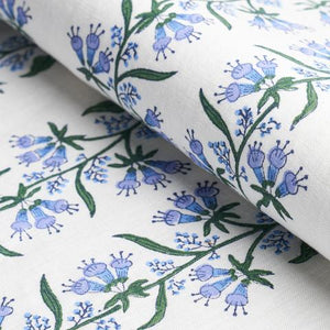 Schumacher Himalaya Hand Block Print Fabric 180691 / Lilac