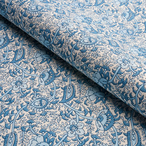 Schumacher Daisy Indoor/Outdoor Fabric 180710 / Indigo