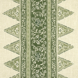 Schumacher Foxglove Indoor/Outdoor Fabric 180720 / Leaf Green