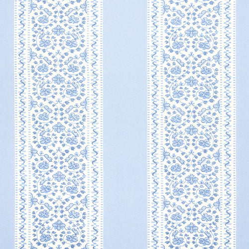 Schumacher Jasmine Indoor/Outdoor Fabric 180740 / Indigo