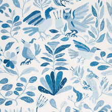 Load image into Gallery viewer, Schumacher Canopy Fabric 180851 / Blue Birds