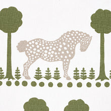 Load image into Gallery viewer, Schumacher Polka Dot Pony Fabric 180900 / Olive