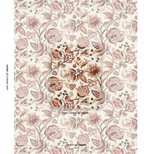 Load image into Gallery viewer, Schumacher Alexandra Vine Linen Fabric 180971 / Natural &amp; Spice