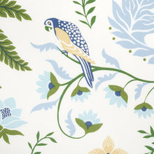 Load image into Gallery viewer, Schumacher Island Palm Indoor/Outdoor Fabric 180980 / Blue &amp; Green
