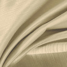 Load image into Gallery viewer, Cotton Blend Linen Beige Satin Slub Upholstery Drapery Fabric