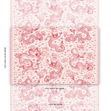 Load image into Gallery viewer, Schumacher Empress Dragon  Fabric 181032 / Rose