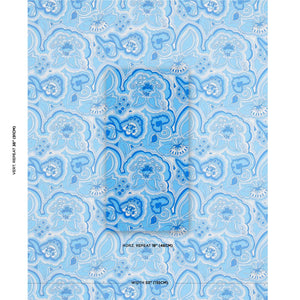 Schumacher Morning Sunrise Indoor/Outdoor Fabric 181060 / Horizon Blue