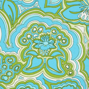 Schumacher Morning Sunrise Indoor/Outdoor Fabric 181061 / Fern
