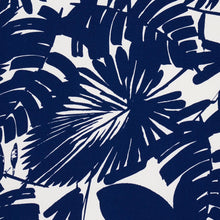 Load image into Gallery viewer, Schumacher Palisades Palm Print Indoor/Outdoor Fabric 181070 / Indigo