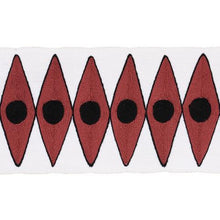 Load image into Gallery viewer, Schumacher Backgammon Tape Trim 181221 / Red