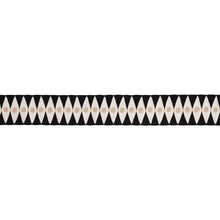 Load image into Gallery viewer, Schumacher Backgammon Tape Trim 181222 / Black And Sand