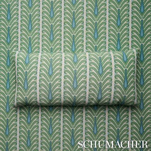 Load image into Gallery viewer, Schumacher Augustine Ikat Fabric 181271 / Leaf