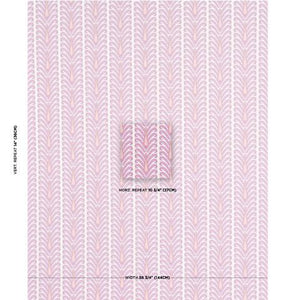 Schumacher Augustine Ikat Fabric 181272 / Fuchsia