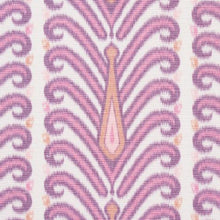 Load image into Gallery viewer, Schumacher Augustine Ikat Fabric 181272 / Fuchsia