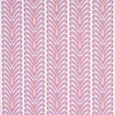 Schumacher Augustine Ikat Fabric 181272 / Fuchsia