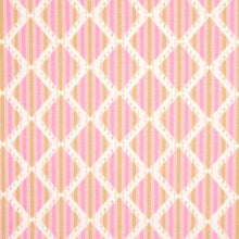 Load image into Gallery viewer, Schumacher  Kai Striped Ikat Fabric 181292 / Pink