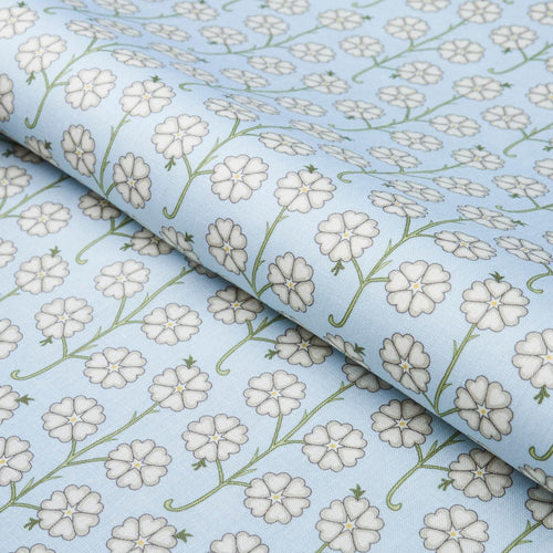 Schumacher Gardenia Fabric 181400 / Egg Blue