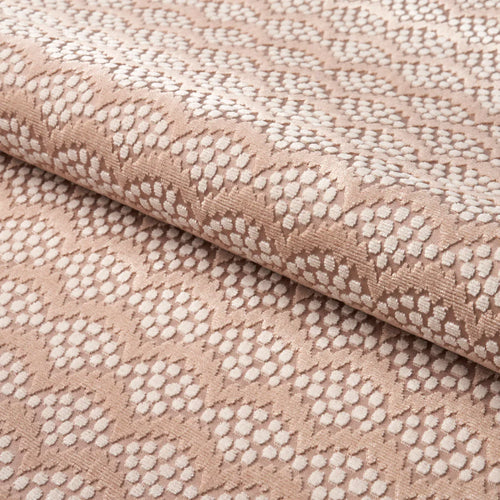 Schumacher Pollen Cut Velvet Fabric 181422 / Soft Clay