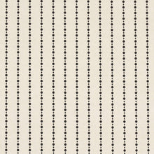 Load image into Gallery viewer, Schumacher Beaded Stripe Fabric 181430 / Black And Cream