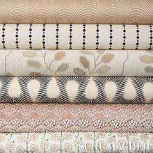 Load image into Gallery viewer, Schumacher Beaded Stripe Fabric 181430 / Black And Cream
