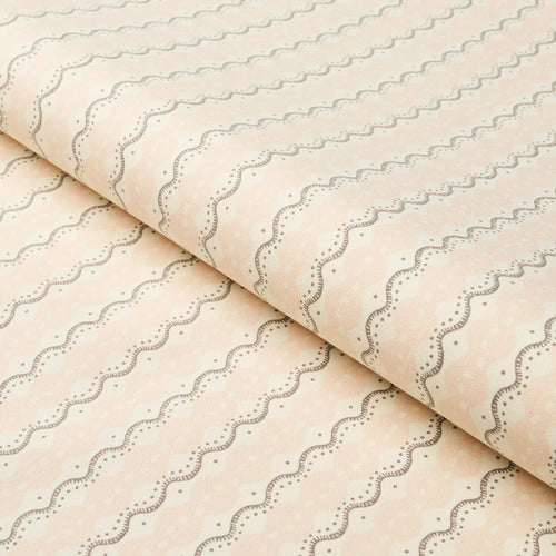 Schumacher Centipede Stripe Fabric 181442 / Angel Pink