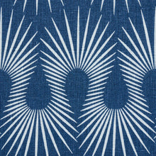 Load image into Gallery viewer, Schumacher Hedgehog Fabric 181450 / Denim White