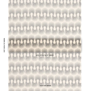 Schumacher Hedgehog Fabric 181452 / Putty Black