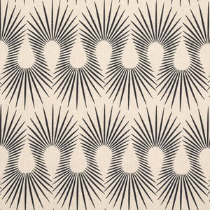 Schumacher Hedgehog Fabric 181452 / Putty Black