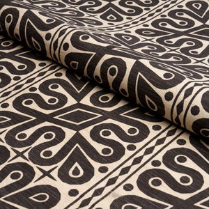 Schumacher Borneo Silk Fabric Brown, Fabric Bistro