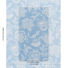 Load image into Gallery viewer, Schumacher Hothouse Flowers Silhouette Fabric 181481 / Bliss Blue
