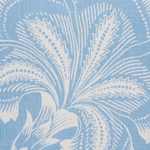 Load image into Gallery viewer, Schumacher Hothouse Flowers Silhouette Fabric 181481 / Bliss Blue