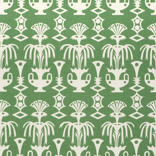 Schumacher Fountain Grass Fabric 181500 / Green