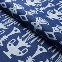 Load image into Gallery viewer, Schumacher Fountain Grass Fabric 181501 / Blues