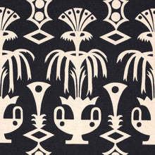 Load image into Gallery viewer, Schumacher Fountain Grass Fabric 181502 / Black