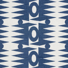 Load image into Gallery viewer, Schumacher Ra Fabric 181520 / Navy