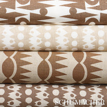 Load image into Gallery viewer, Schumacher Ra Fabric 181522 / Brown