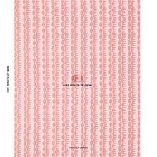 Load image into Gallery viewer, Schumacher Dagger Stripe Fabric 181531 / Red On Pink