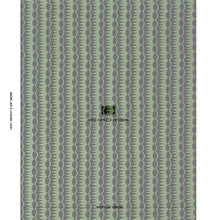 Load image into Gallery viewer, Schumacher Dagger Stripe Fabric 181532 / Black On Green