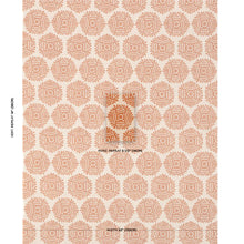 Load image into Gallery viewer, Schumacher Gilded Star Block Print Fabric 181540 / Cinnamon