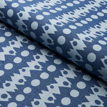 Load image into Gallery viewer, Schumacher Trickledown Fabric 181550 / Blues
