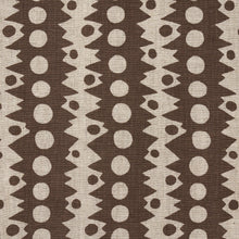 Load image into Gallery viewer, Schumacher Trickledown Fabric 181553 / Brown On Natural