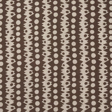 Load image into Gallery viewer, Schumacher Trickledown Fabric 181553 / Brown On Natural