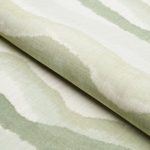Schumacher Chandler Warp Print Fabric 181621 / Eucalyptus
