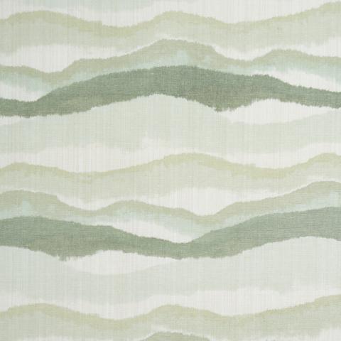 Schumacher Chandler Warp Print Fabric 181621 / Eucalyptus