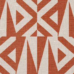 Schumacher Amero Fabric 181642 / Brick