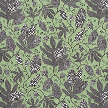 Load image into Gallery viewer, Schumacher Polka Dot Jungle Fabric 181651  / Black &amp; Green